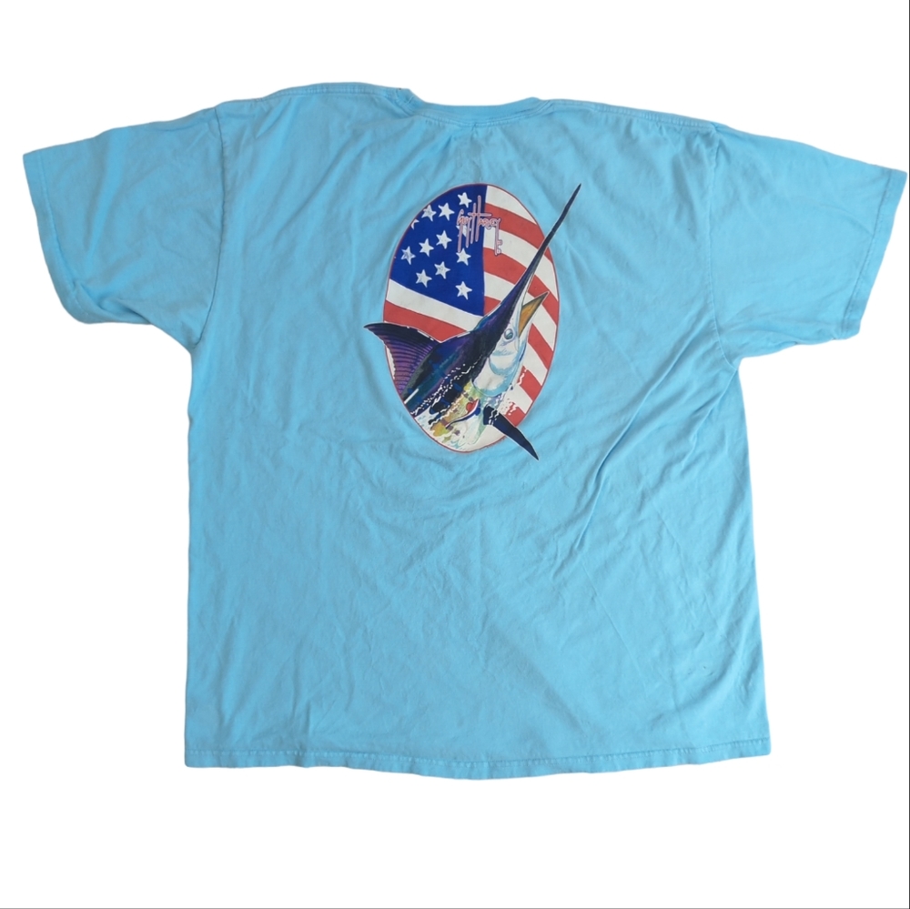 Guy Harvey short sleeve t-shirt, classic fit, men's 2XL